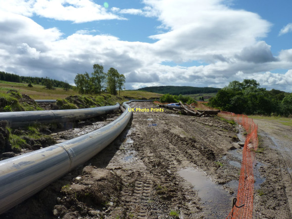 Photo 6"x4" Water pipes Dalguise c2011