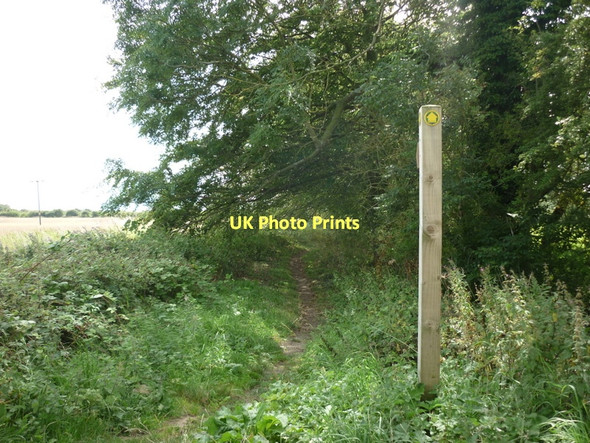 Photo 6"x4" A footpath alongside Nafferton Beck towards Wansbeck Wansford\/TA0656 c2011