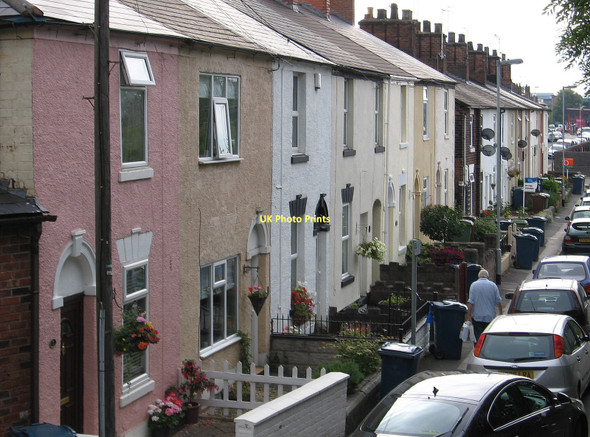 Photo 6"x4" Stafford - Railway Street from Castle Street Stafford c2011