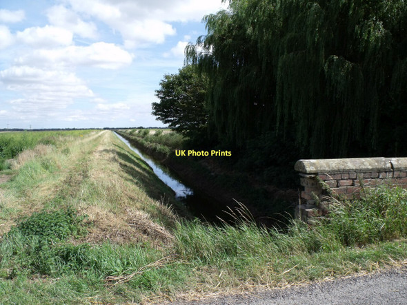 Photo 6"x4" New Drain at Billinghay Dales Billinghay c2011