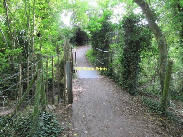 Photo 6"x4" Bridge on the brook Wantage c2011