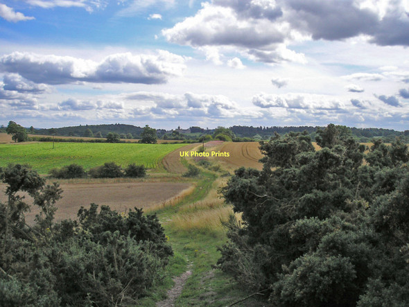 Photo 6"x4" Bridleway down from Sand Hill Coneysthorpe c2011