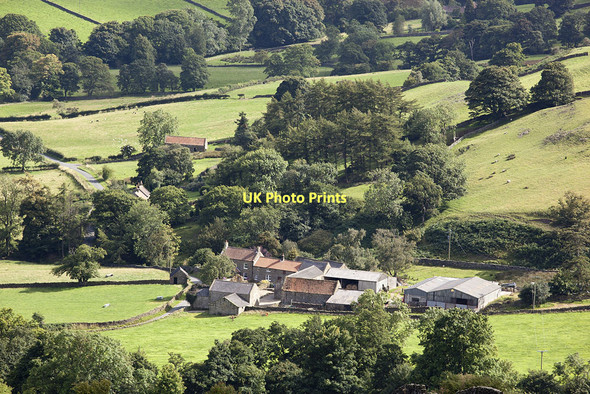 Photo 6"x4" Looking down on Yew Grange Farm from Glaisdale Rigg Street\/NZ7304 c2011