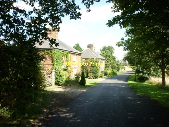 Photo 6"x4" Grange Cottages on Kidhill Lane Skirlaugh c2011
