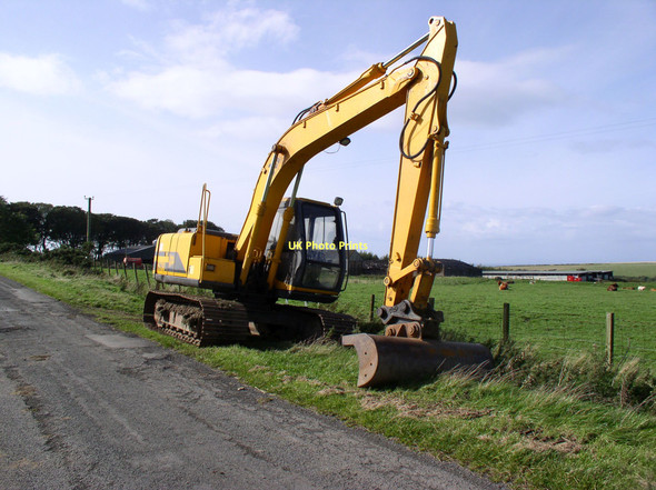 Photo 6"x4" JCB Digger Carlock Hill c2006