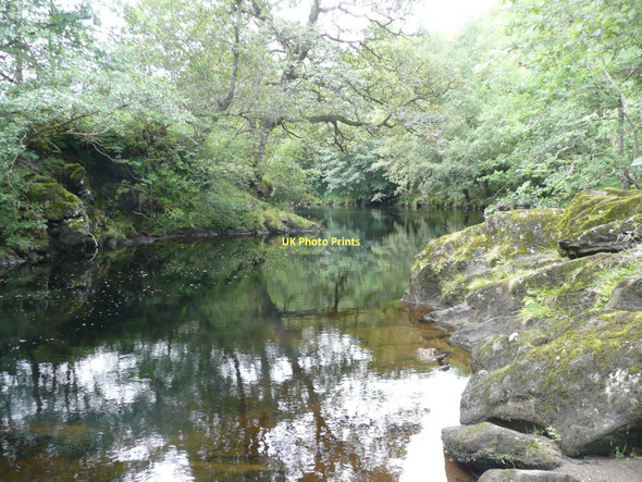 Photo 6"x4" River Lochay Corrycharmaig c2011