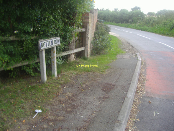 Photo 6"x4" Corner of Rotten Row, Street End Street End\/SZ8599 c2011