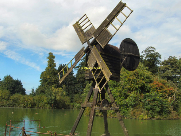 Photo 6"x4" Windpump - Weald & Downland Museum Charlton\/SU8812 c2011