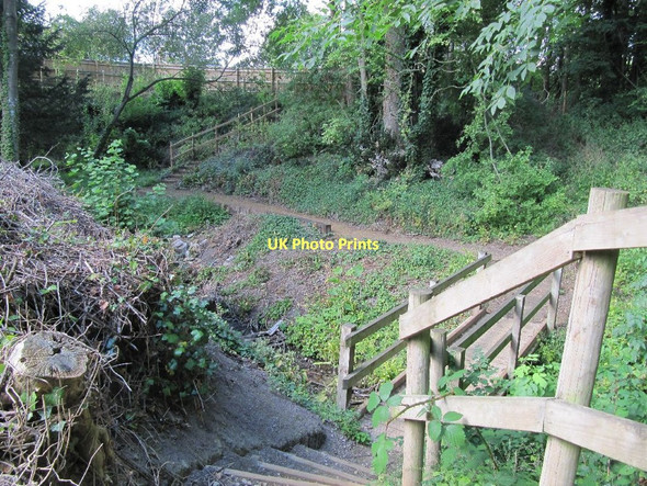 Photo 6"x4" A new footpath Wantage c2011