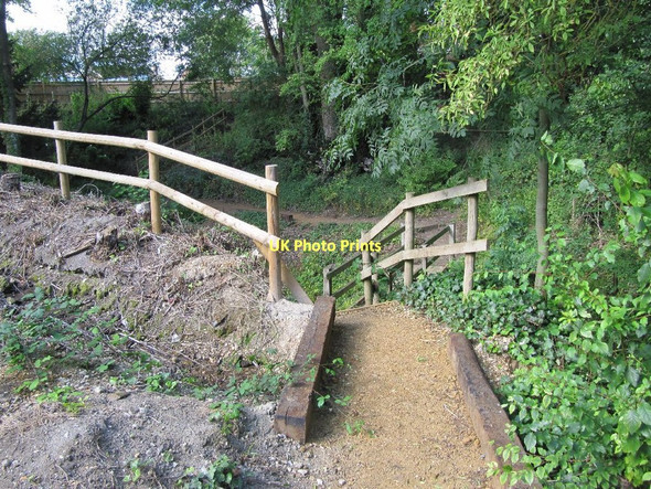 Photo 6"x4" New path off the lane Wantage c2011