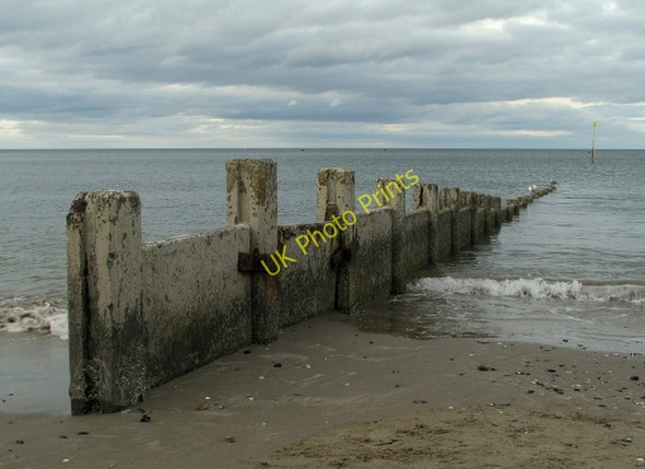 Photo 6"x4" Groyne, Ballyholme Beach Bangor\/J5081 c2009 P1