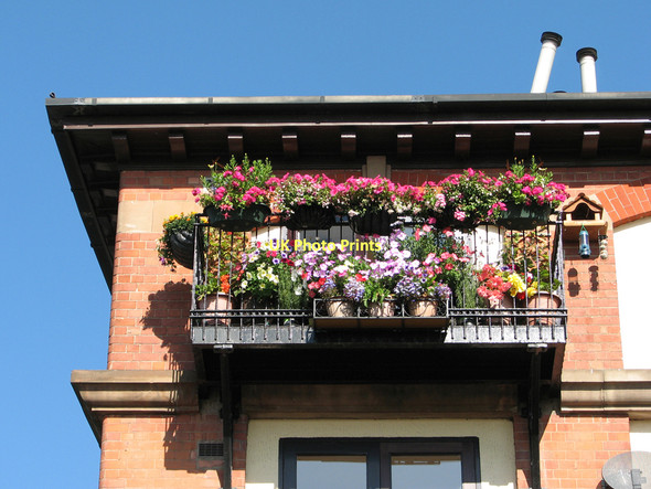 Photo 6"x4" Trentside balcony West Bridgford c2011