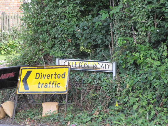 Photo 6"x4" Signs by the road Wantage c2011