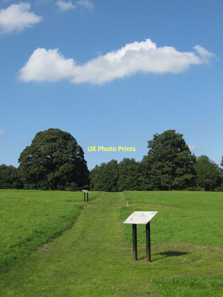 Photo 6"x4" Footpath over Orchard Field Norton-on-Derwent c2011