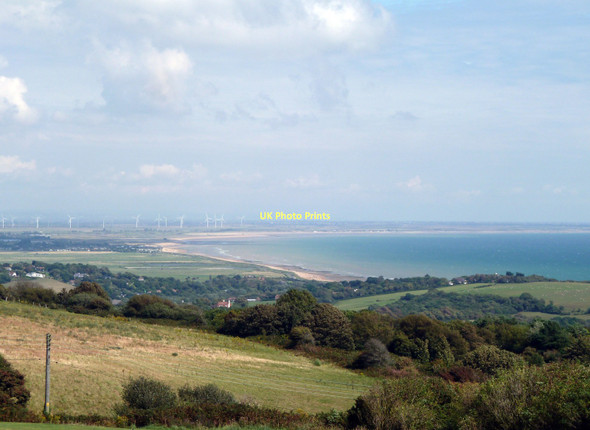 Photo 6"x4" Hastings Country Park and Rye Bay Fairlight c2011