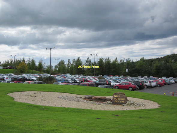 Photo 6"x4" Hospital Car Park Kincaidston c2011
