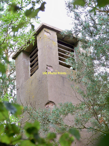 Photo 6"x4" RAF Charterhall - Gas Cleansing Centre (Southern) Ventilation Tower Greenlaw\/NT7146 c2011