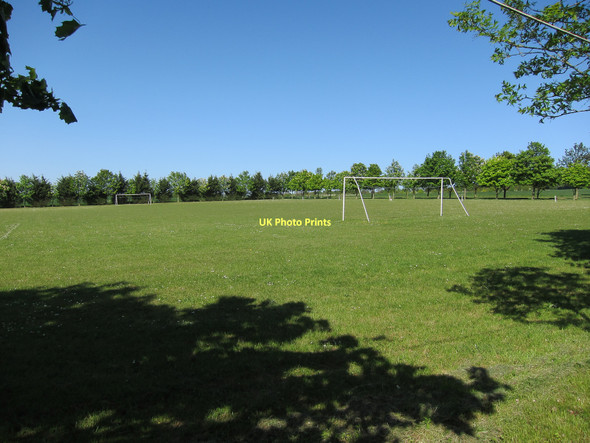 Photo 6"x4" Football pitch north of Ashdon Ashdon c2011