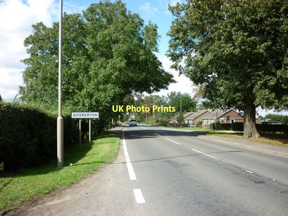 Photo 6"x4" Entering Gosberton, on Spalding Road Gosberton c2011