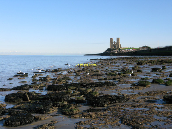 Photo 6"x4" View along the coast towards St Mary's, Reculver Reculver c2010