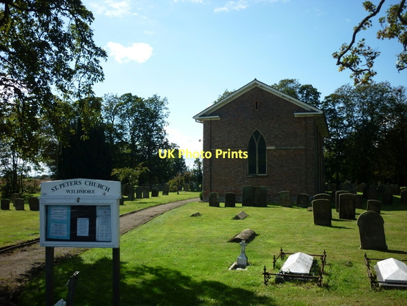 Photo 6"x4" St Peters Church, Wildmore Bunker's Hill\/TF2653 c2011