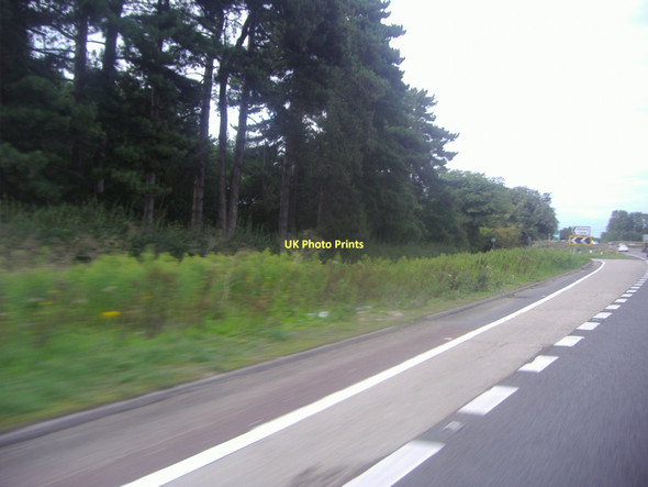 Photo 6"x4" Exit to Potters Lane on the A3 Burntcommon c2011