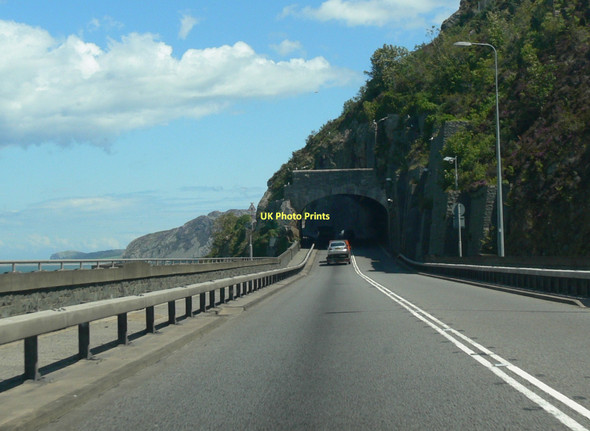 Photo 6"x4" The A55 enters the Pen-y-Clip tunnel Penmaenmawr c2011