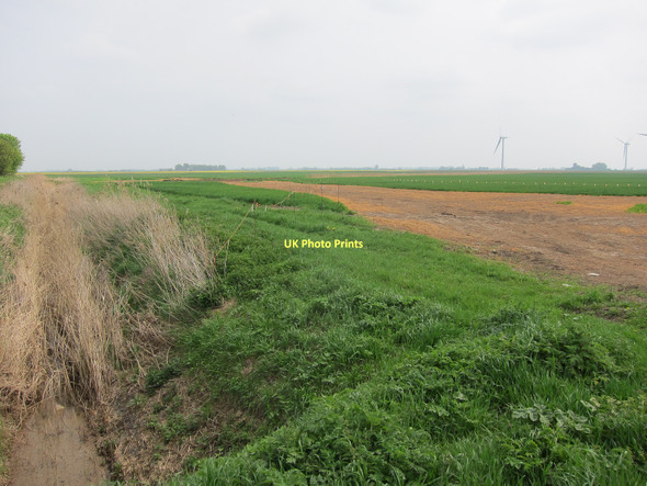 Photo 6"x4" Coldham Windfarm expansion Coldham\/TF4302 c2011