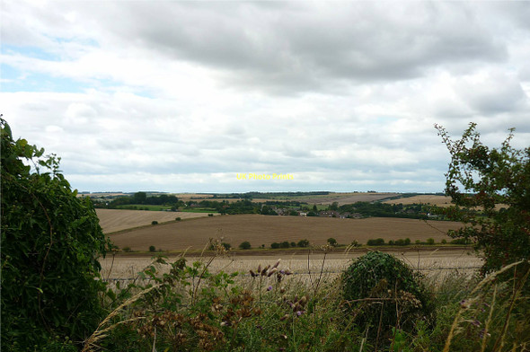 Photo 6"x4" East Ilsley village seen from Dennisford Road East Ilsley c2011