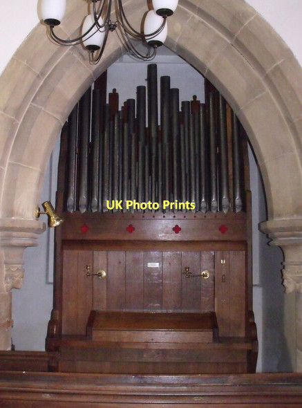 Photo 6"x4" Organ in St Mary's Church Claxby c2011