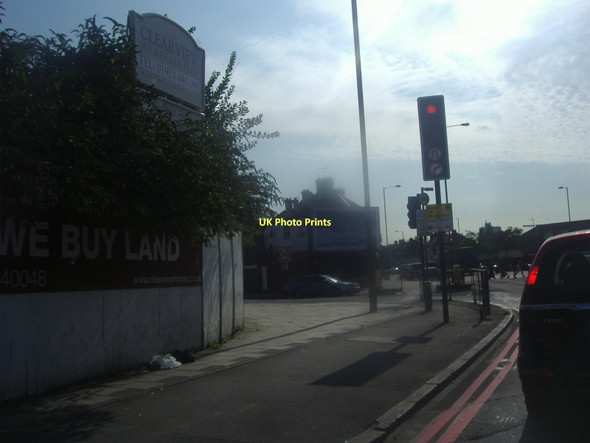 Photo 6"x4" Lights at the junction of Brentfield Road and the North Circular Willesden c2011