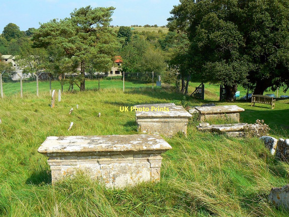 Photo 6"x4" View north from St Giles' Church, Imber Imber c2011