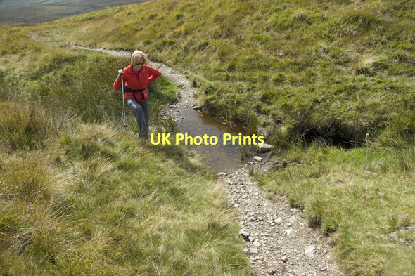 Photo 6"x4" Small ford on bridleway to Long Sleddale Green Quarter c2011