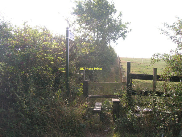 Photo 6"x4" Footpath off Smallage Lane Aughton\/SK4586 c2011