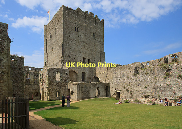 Photo 6"x4" Portchester Castle - the Norman Keep Port Solent c2011