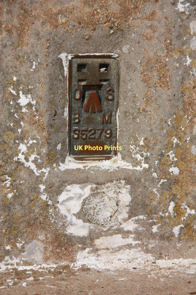 Photo 6"x4" Trig point Beeston Bump Sheringham c2011