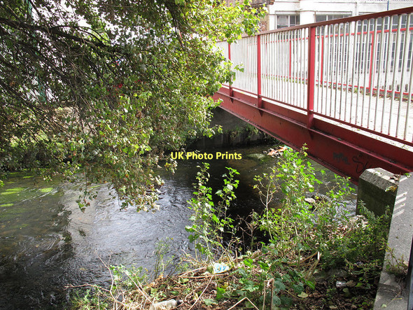 Photo 6"x4" Footbridge over the Wandle Wandsworth c2011