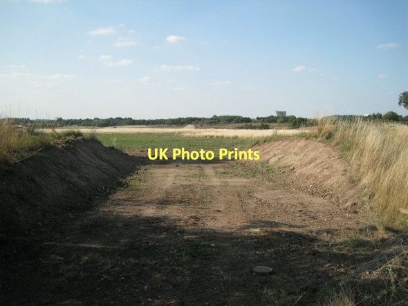 Photo 6"x4" Corner of a sand and gravel quarry  Four Oaks\/SP2480 c2011