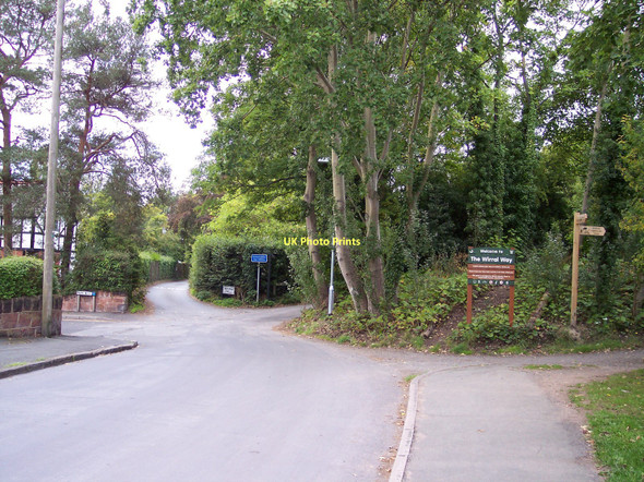 Photo 6"x4" The entrance to Wirral Way at Davenport Road Heswall c2011