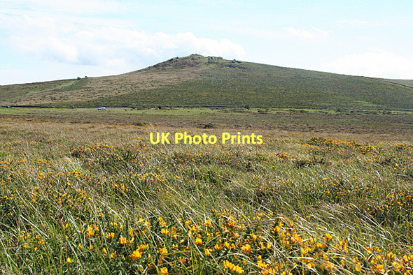 Photo 6"x4" Widecombe in the Moor: towards Rippon Tor Higher Dunstone c2011