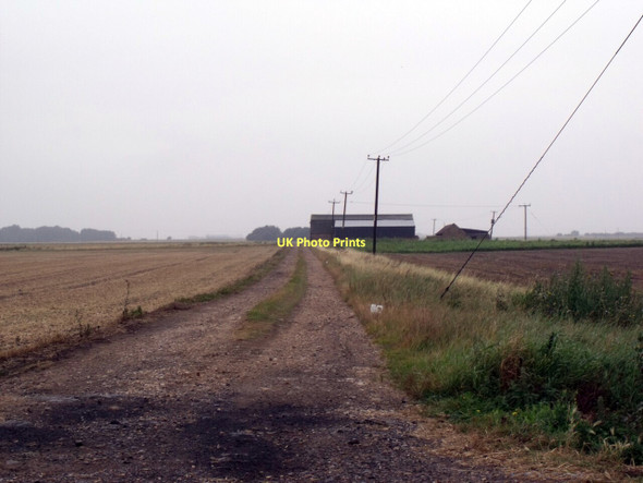 Photo 6"x4" Track to Farm Buildings, off Thorpe Tilney Drove Walcott\/TF1356 c2011