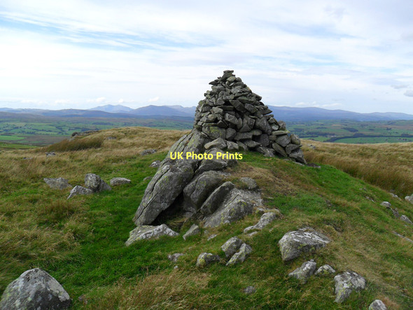 Photo 6"x4" Summit cairn at Garn Prys Rhydlydan\/SH8950 c2011