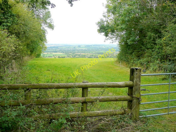 Photo 6"x4" Pasture near Wyck Beacon Wyck Rissington c2009