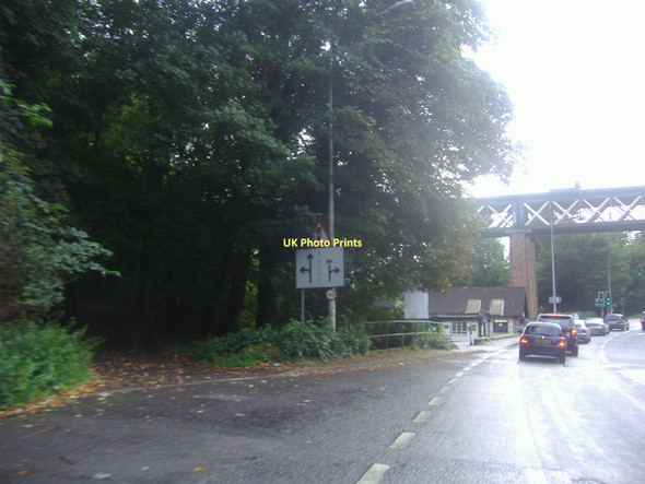 Photo 6"x4" The A25 before the rail bridge in Oxted Hurst Green\/TQ3951 c2011
