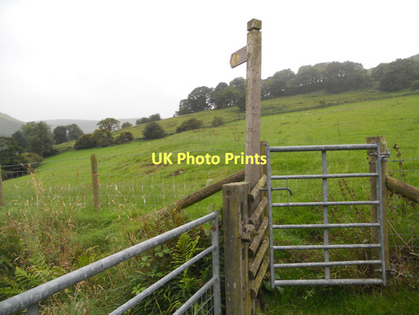 Photo 6"x4" Little used footpath Llangynog\/SJ0526 c2011