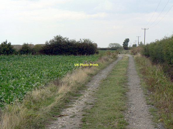 Photo 6"x4" Farm track near Cropwell Grange Cropwell Butler c2011