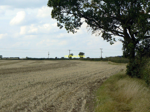 Photo 6"x4" Field footpath near Cropwell Butler Cropwell Butler c2011