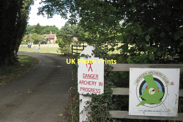 Photo 6"x4" Entrance to Meriden Archery Club  Meriden\/SP2482 c2011