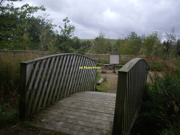 Photo 6"x4" Footbridge access to playing field Rhynie\/NJ4927 c2011
