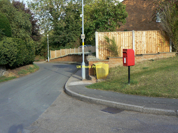 Photo 6"x4" Back Lane, Cropwell Butler postbox ref NG12 263 Cropwell Bishop c2011